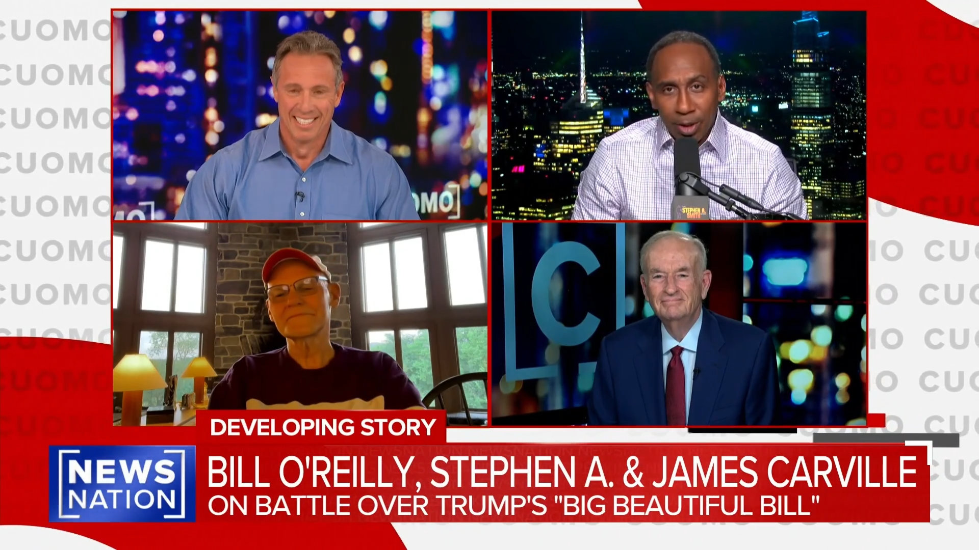NewsNation Special: O'Reilly, Cuomo, Carville & Stephen A. Smith Debate Trump... and Diddy